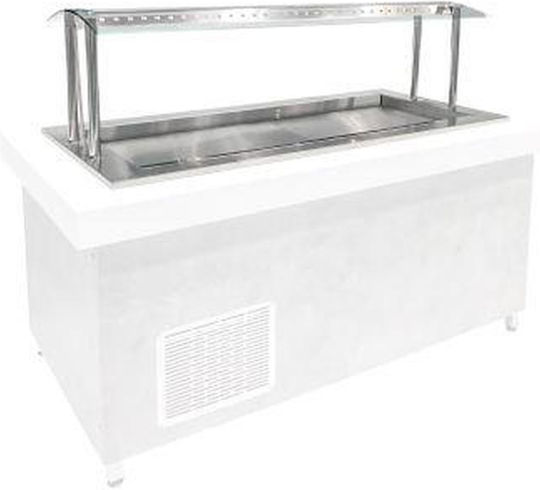 Niki Inox Vitrină De Conservare Etaj 140x70x130cm