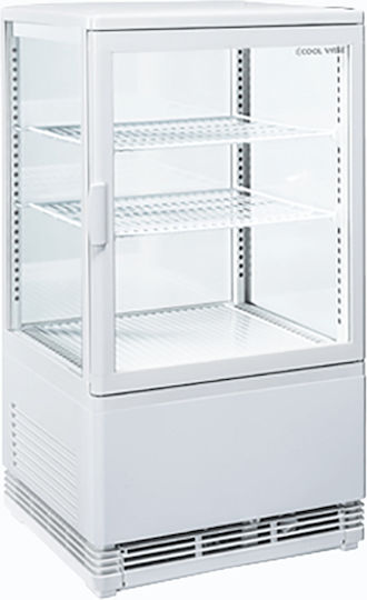 Cool Head Freezing Showcase Tabletop with 3 Levels with Capacity 58lt 42.8x38.6x81cm RC58W