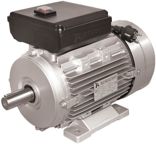 Plus Μονοφασικός Ηλεκτροκινητήρας 3hp Μέγιστων Στροφών 1400rpm με Σφήνα 220V