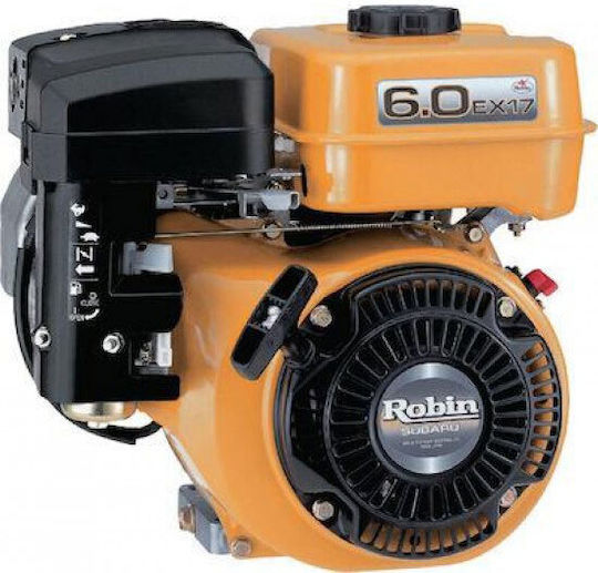Subaru Robin EX17DU Benzinmotor 4 Schlaganfall 169cc 6hp Horizontalachse mit Keil und Anlasser