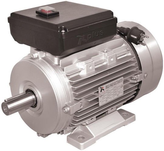 Plus Μονοφασικός Ηλεκτροκινητήρας 2hp Μέγιστων Στροφών 2800rpm με Σφήνα 220V