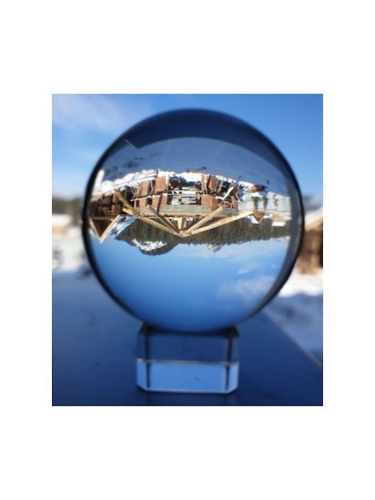 Artekko Office Decor Accessory Made of Glass 10x10x11.4cm in Transparent Colour