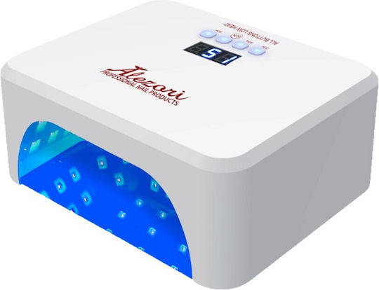 Alezori Nail Polish Curing Lamp UV / LED 60W White