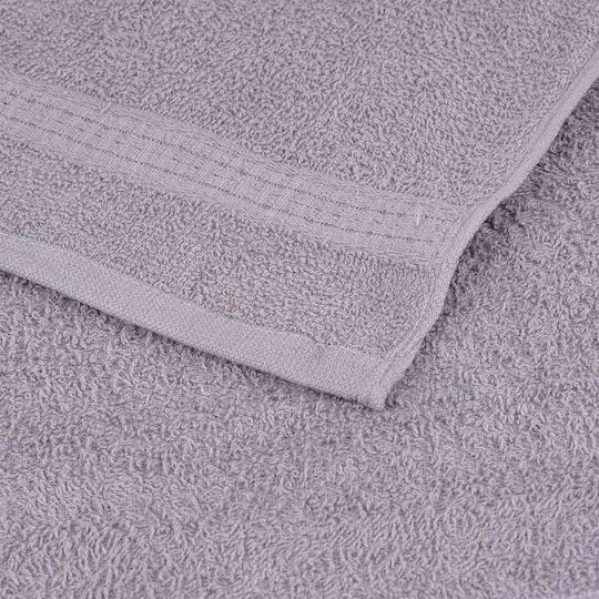 vidaXL Set 2 Hotel Pool and Beach Towels 200x80 cm 360gsm Gray