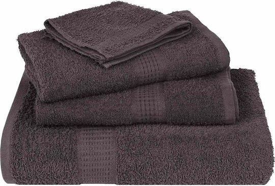 vidaXL Set 50 Hotel Washcloth Towels 30x30 cm 360gsm Charcoal