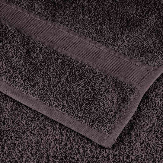 vidaXL Set 50 Hotel Washcloth Towels 30x30 cm 360gsm Charcoal