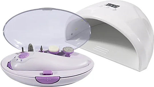 Lampă pentru Uscare a Unghiilor UV / LED Conținut set 12W Alb
