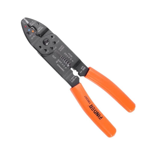 Finder Crimping Pliers Cross-Section 0.5 - 6mm² with Stripper Length 215mm