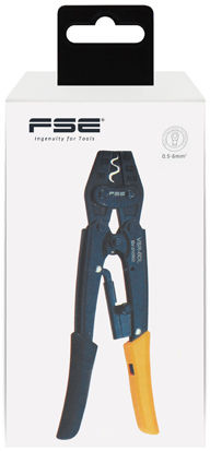 FSE VSR-6DL Crimping Pliers Cross-Section Range 0.5 - 6mm² with Ratchet Mechanism
