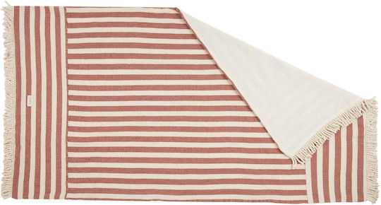 Nobodinoz Beach Towel Cotton Red