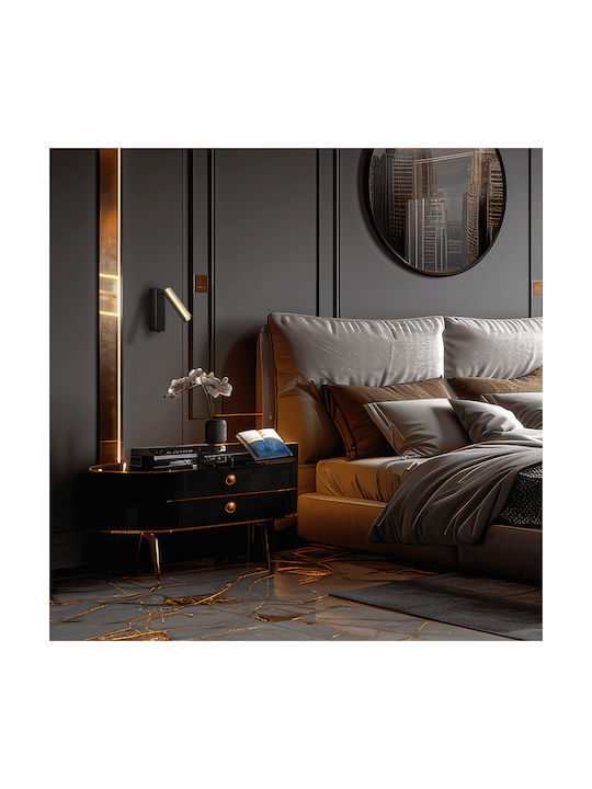 Eko Light Modern Leuchte Wand mit Fassung G9 und Schalter Gold