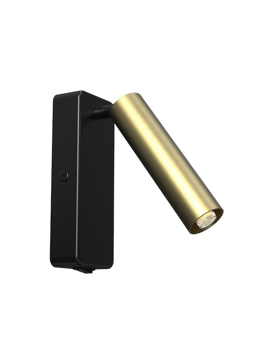 Eko Light Modern Leuchte Wand mit Fassung G9 und Schalter Gold