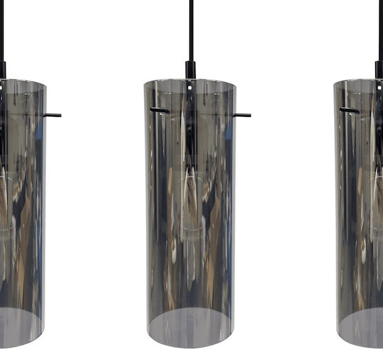 Eko Light Reglabil Lustră Negru cu Dulie E27