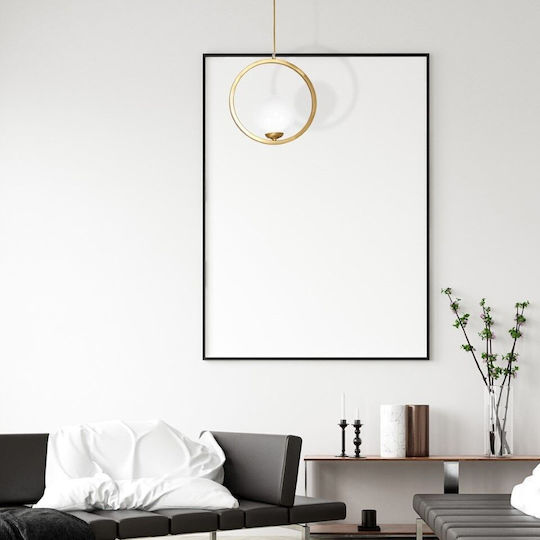 Eko Light Vienna Κρεμαστό Φωτιστικό Μπρούτζινο