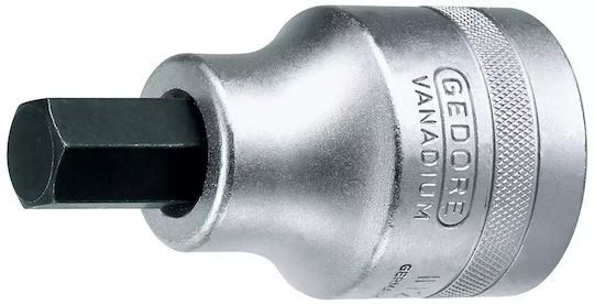 Gedore Битов ключ с Allen връх и Квадратно Гнездо 1'' Размер H17 1бр 6181010
