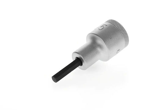 Gedore Bit-Stecknuss mit Inbusschlüssel-Bit und Antriebsvierkant 1/2'' Größe H5x60mm 1Stück 6153150