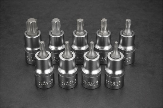 Neo Tools Walnut with Torx Head and Socket 1/2'' 9pcs