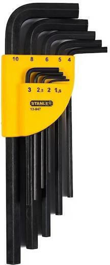 Stanley Сет от 9 Allen ключа във форма L