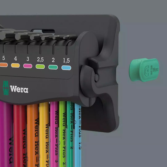Wera Allen-Schlüssel 950/9 Hex-plus