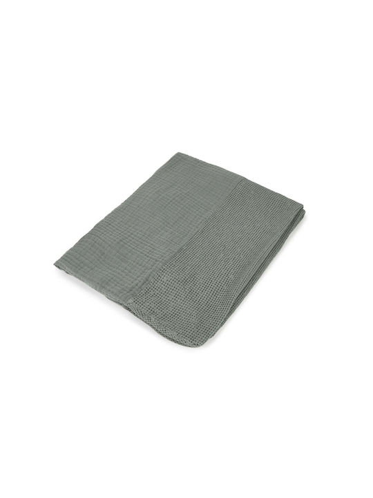 Nobodinoz Μαλακή Αλλαξιέρα με Κάλυμμα από Ύφασμα Azure 50x70cm