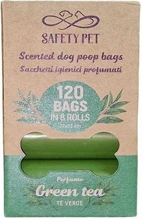Safety Pet Scented Dog Waste Bags Green 120pcs