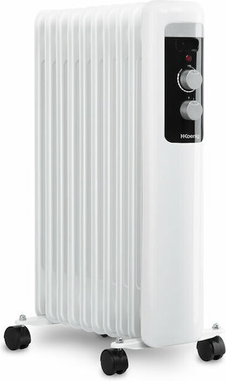 HKoenig WARM110 Radiator cu ulei cu 11 Elemente 2500W