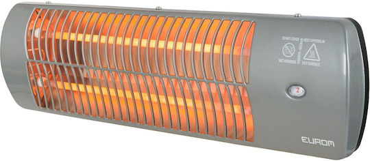 Eurom Heizung Quarz mit Thermostat 1200W