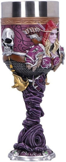 Nemesis Now Nemesis Now Rotwein Kelch Metall Silber