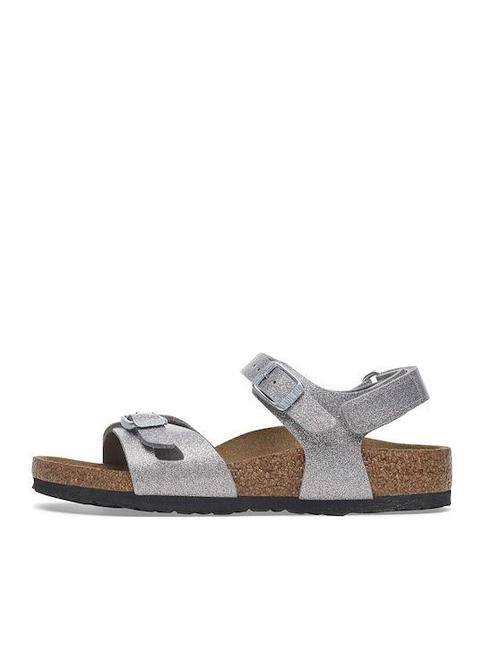 Birkenstock Rio Hl Ανατομικά Ασημί