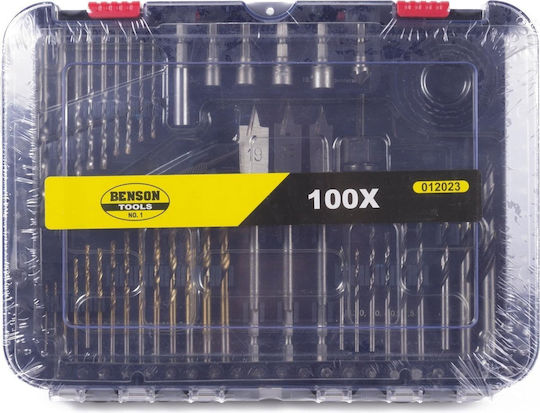 Benson Set 100-tlg. Bohrer Metall Holz Stein