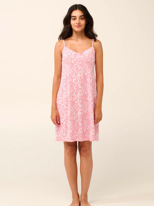 Vamp Summer Women's Nightdress Pink