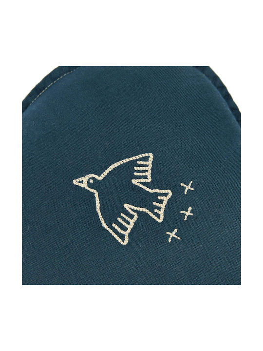 L1n0 Cloud Pillow Embroidery Deep Blue