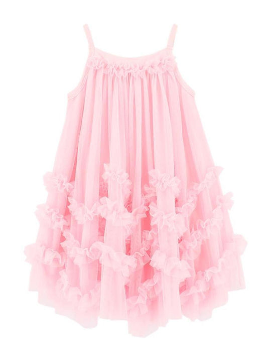 Mädchenkleid Tüll Fairy Rosa