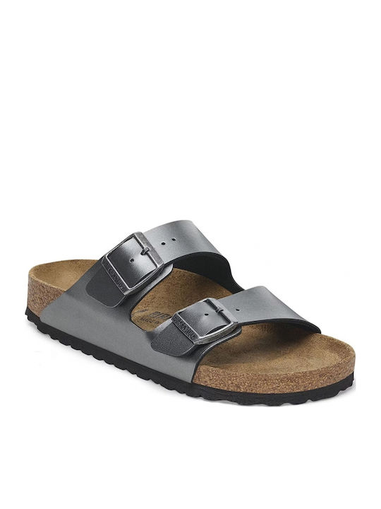 Arizona Γυναικεία Σανδάλια Metallic Black Narrow Fit