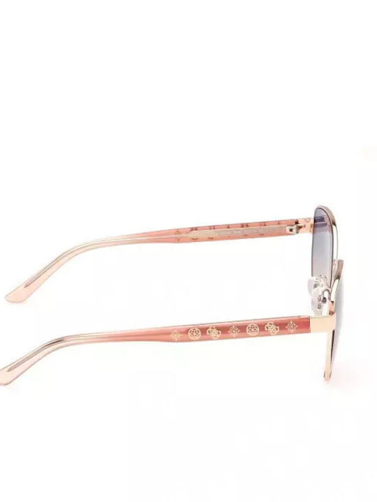 Guess Ochelari De Soare Pentru Femei Cu Ramă Metalică Neagră Și Lentile Multicolore Degrade GU00102 28W