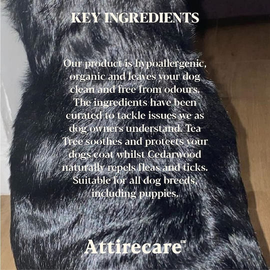 Органичен шампоан за кучета Attirecare 500 мл