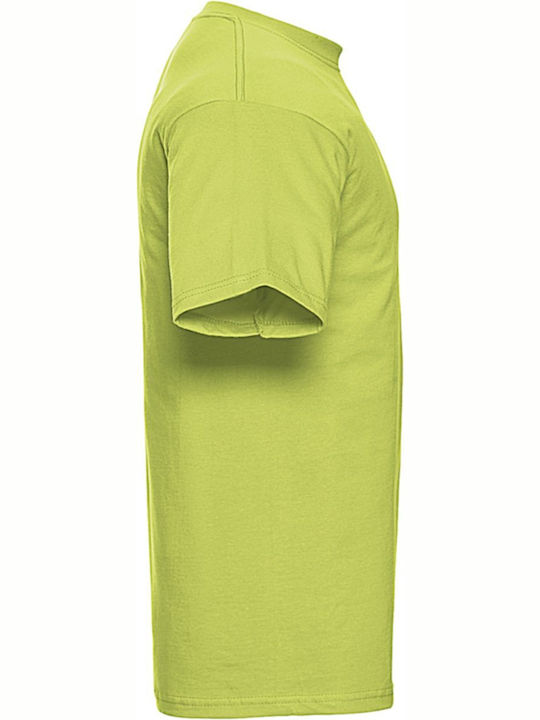 Russell Europe Men's Short Sleeve Promotional T-Shirt Lime