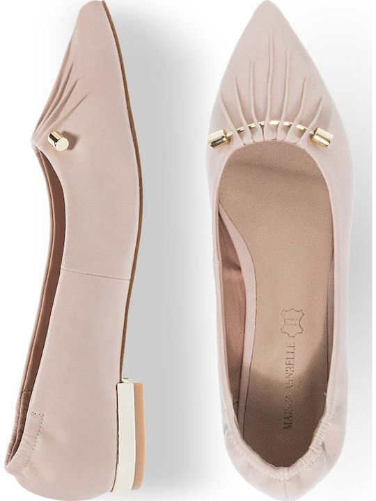 Women's Pointed Toe Ballerina Shoes Pink