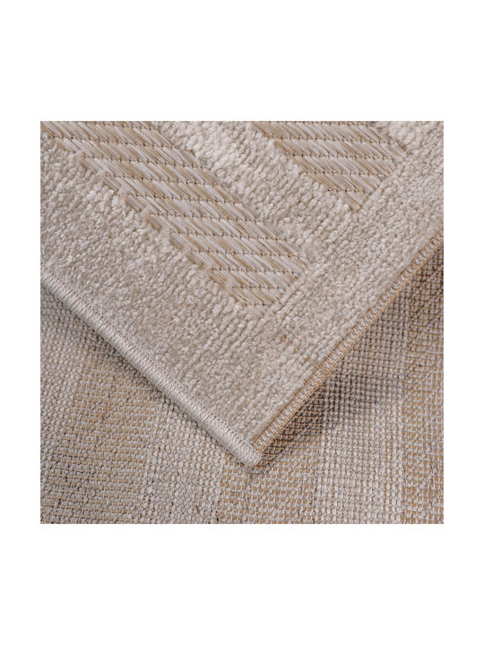 Beauty Home Sahara Art 9970 Modern Wicker Bedroom Rugs Set Beige 9970-ΣΕΤ 3pcs