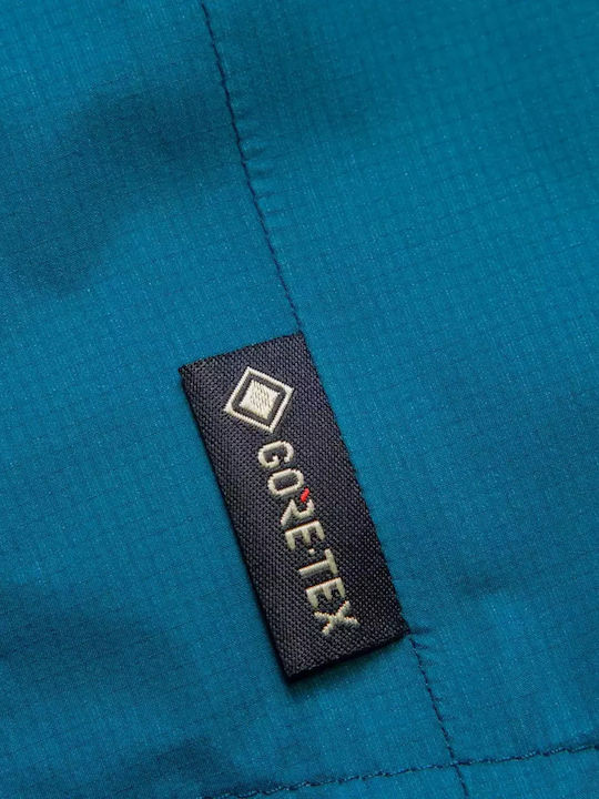 Geci Bărbați Hardshell Waterproof și cu protecție împotriva vântului Deep Teal/acid Albastru