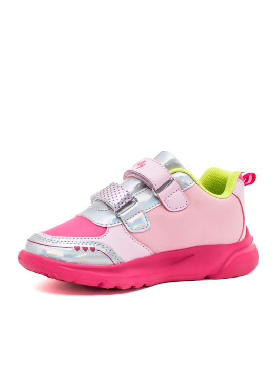 Παιδικά Sneakers με Σκρατς Ροζ
