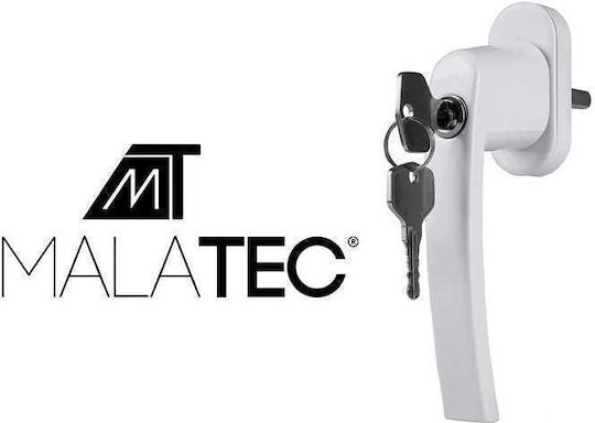 Malatec Fenstersicherung aus Kunststoff in Weiß Farbe 1Stück