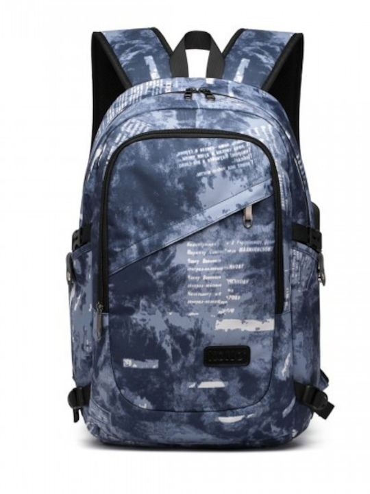 Miss Lulu Bag Backpack 15.6" Blue E6715-CDBE Miss Lulu Bag Backpack 15.6" Blue E6715-CDBE