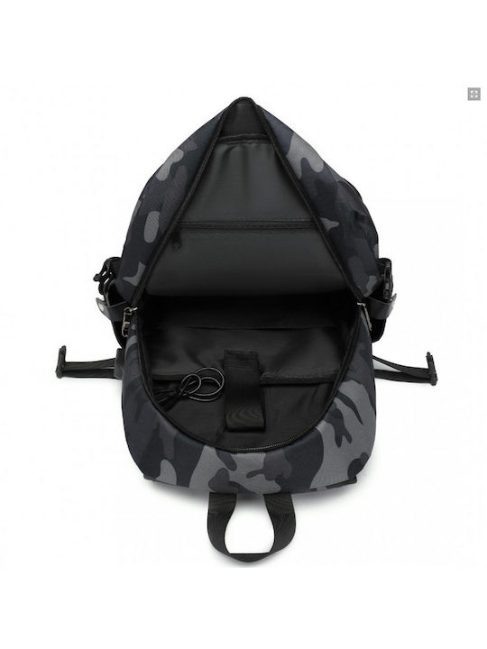Miss Lulu Laptoptasche Rucksack Für Laptop 15.6 Mit USB-Anschluss E6715 CAMO
