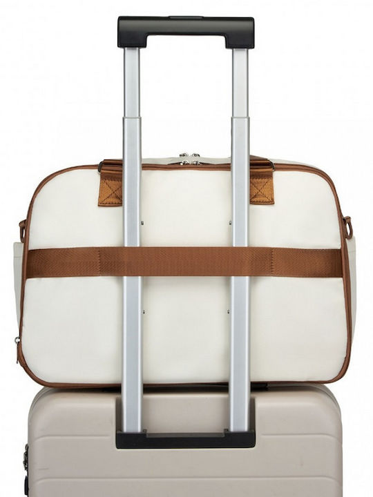 Miss Lulu Tasche für Laptop 15.6" in Beige Farbe TVK2430-BG/BN