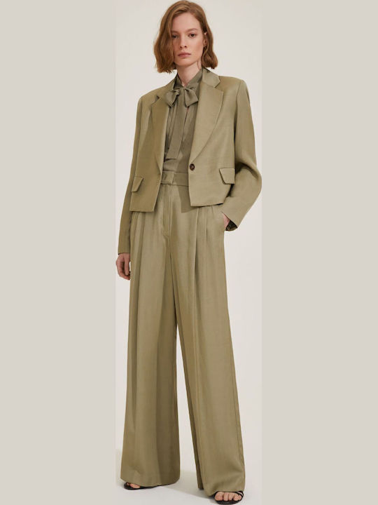 Marella Short Women's Blazer Kaki
