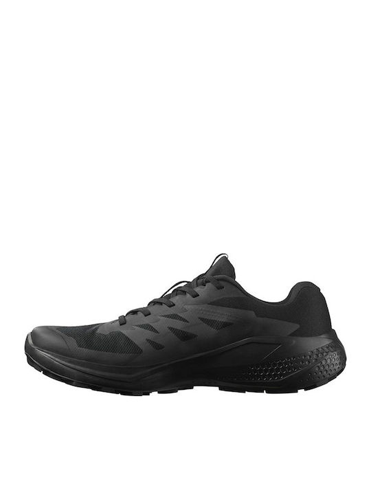Sport Shoes Trail Running Black Waterproof with Gore-Tex Membrane