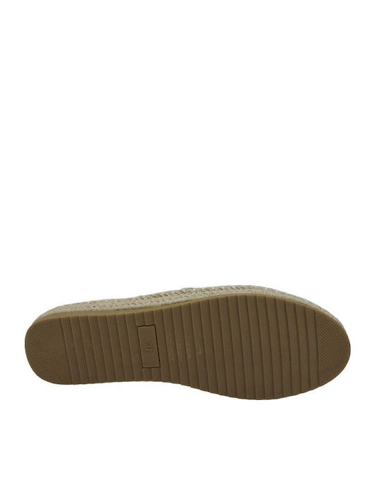 Women's Synthetic Leather Espadrilles Beige