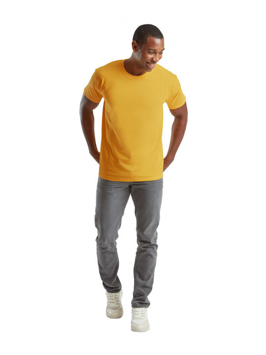 Fruit of the Loom Iconic Men's Short Sleeve Promotional T-Shirt Sunflower