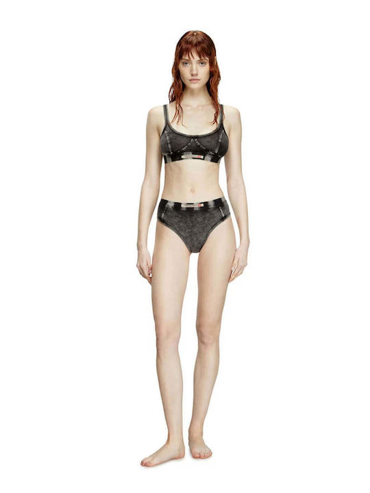 Diesel Women's Bra without Padding Black